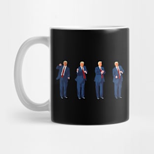 Trump Dance Funny Pro Trump 2024 Vote Trump President MAGA Mug
